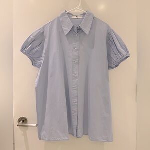 Light Blue Short Sleeve Button down shirt
